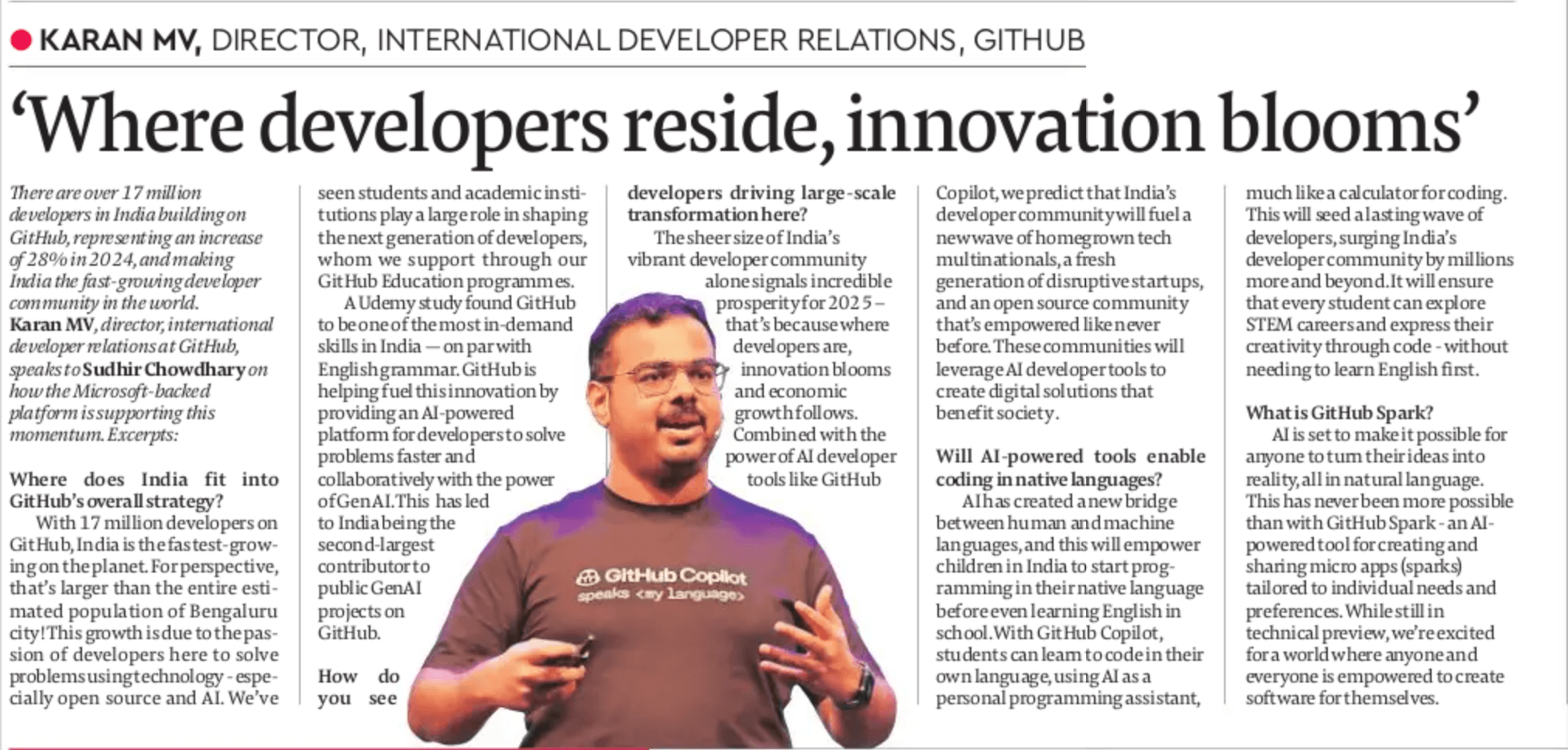 Financial Express - Where developers reside, innovation blooms